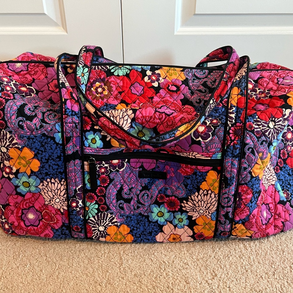Vera Bradley large travel tote bag